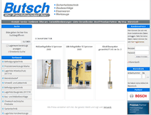 Tablet Screenshot of butsch-weinheim.de